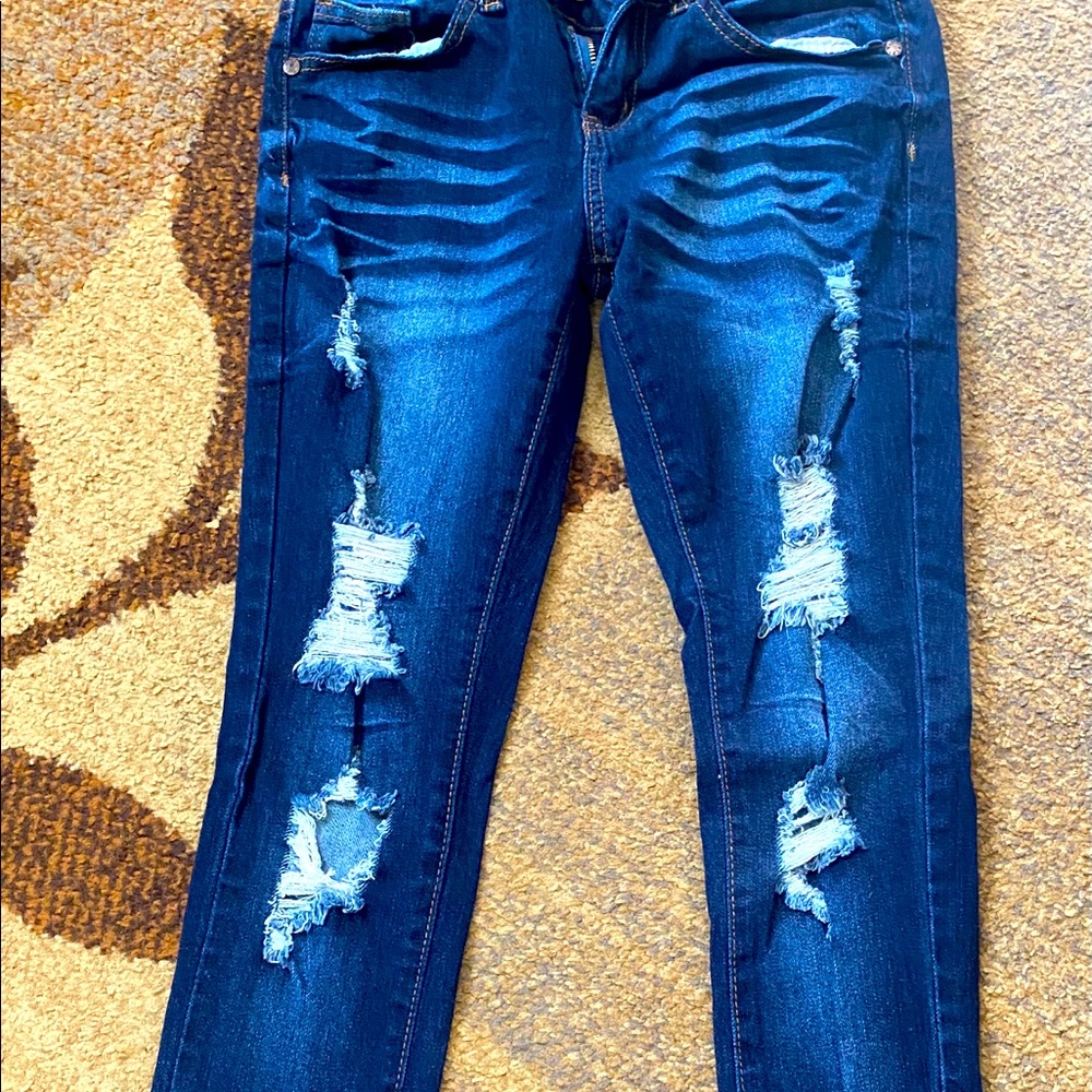 VIP ripped jeans